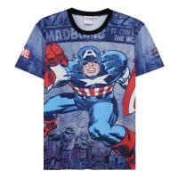 ราคา เสื้อยืดกัปตันอเมริกา มาร์เวล Captain America Marvel การ์ตูนลิขสิทธิ์แท้ รุ่น 0120F-657 Supercomics (4046003924)