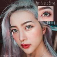 ราคา คอนแทคเลนส์(มินิ) Mini Sheer ฺBrown / Gray (Kitty Kawaii) ⭐️ลายฮิต ขายดีมาก กรองแสงกันยูวี (25759011598)