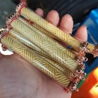 ราคา ตะกรุดมหาจักรพรรดิ์หลวงปู่ดู่ วัดสะแก พร้อมเลี่ยม บรรจุพระเกสาหลวงปู่ดู่ วัดสะแก 5 เส้น พิธีเปิดโลกปี32 (18619052218)