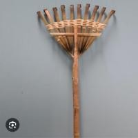 ราคา ไม้กวาดมือเสือจากไม้ไผ่/คาดไม้ไผ่ ขนาด 120 ซม จากผู้สูงอายุในชุมชน (53453219687)