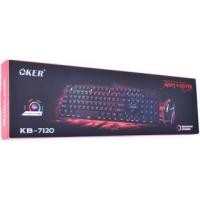 ราคา ชุดคีย์บอร์ดมีไฟ+เมาส์มีไฟ (✿◕‿◕✿)OKER KB-7120 (22252291040)