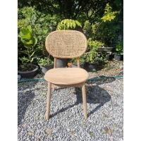 ราคา เก้าอี้ไม้สักพนักพิงหวาย (15166131769)