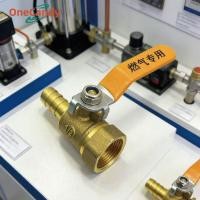 ราคา หยุดวาล์ววาล์วแก๊สแก๊สแก๊สแตะ 1/2" นิ้ววัสดุทองเหลืองหยุดวาล์ว (41477439305)