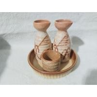 ราคา Set ชุดขวดสาเกญี่ปุ่น sake set ลายวินเทจ พร้อมถ้วย เสิร์ฟเหล้าญี่ปุ่น (42550540602)