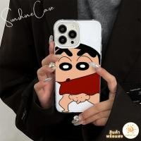 ราคา จัดส่งทันที เคสสำหรับไอโฟน15 การ์ตูนชินจัง ลูกชายตลก เคสใสครีม ป้องกันโทรศัพท์ for IPhone13 12 11 14PLUS 15 16Pro PROMAX (42906257486)