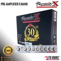 ราคา (ของแท้ 100 %)FORMULA-X รุ่น FX-888S K-Series ปรีแอมป์ 5แบนด์เสียงดี รุ่นพิเศษครบรอบ30ปี (21717894888)