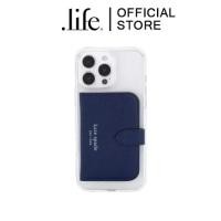 ราคา KATE SPADE กระเป๋าสตางค์ใส่บัตร Morgan Magnetic สี Navy (44274146001)