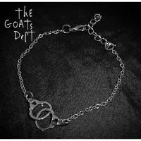 ราคา กุญแจมือสร้อยข้อมือโดยแพะวางไว้ / กุญแจมือแฟชั่นที่เรียบง่ายสร้อยข้อมือสําหรับผู้ชายและผู้หญิงสีเงินสไตล์พังก์ (53903517707)