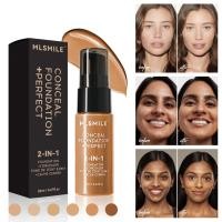 ราคา Shade Long-Wear Foundation Oil-Free Matte & Flawless Full Coverage Complexion Festive Glow 6 (26477169168)