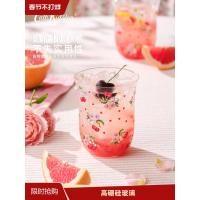 ราคา แก้วเหล้า แก้วกาแฟ British Cath kidston Glass Girl ถ้วยน้ําแก้ว Borosilicate สูงมูลค่าสูง Girl Heart Fresh Female (47207805043)