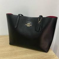 ราคา แท้‼️ Used Coach Leather Avenue Tote กระเป๋าผู้หญิงโค้ชใบใหญ่ สีดำ shopping จุของได้เยอะมือสองสะพายข้างสะพายไหล่ tory lv (24734508164)