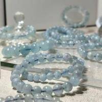 ราคา อความารีน Aquamarine หินอความารีน กำไลหิน กำไลหินขนาดใหญ่แนวทองฟ้า สีหวาน หินเสริมดวงหินธรรมชาติ100% (57506924108)