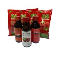 ราคา น้ำหวานเข้มข้นกลิ่นราสพ์เบอร์รี่ แบบซอง และ แบบขวด (11749207234)