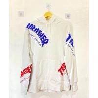 ราคา Thrasher X HUF WHITE HOODIE (28514388823)