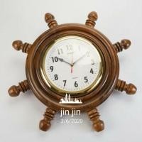 ราคา นาฬิกาแขวน นาฬิกาไม้สัก นาฬิกาพวงมาลัย(พังงา) ขนาด 12 นิ้ว (4636337661)