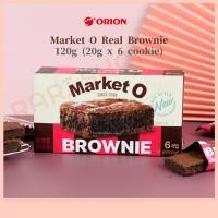 ราคา [Market O] Real Brownie คุกกี้ 120 กรัม (20 กรัม x6 ชิ้น) ขนมเกาหลี ของแท้ (18992473720)