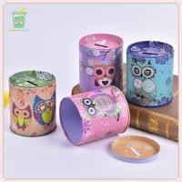 ราคา [สี] กระปุกออมสินนกฮูก Tinplate Piggy Bank ของขวัญสําหรับเด็ก กล่องของขวัญเงิน TH (56257503776)