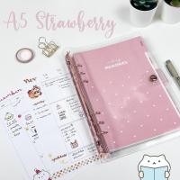 ราคา [เซ็ต] แพลนเนอร์ Strawberry Agenda A5 Bujo Planner Set Diary Notebook Journal สมุดแพลนเนอร์ สมุดโน๊ต ไดอารี่ mimisplan (21768047736)