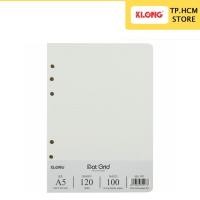 ราคา Dot Grid A5 120/76 ไส้สมุด - 100 แผ่น (200 หน้า) กระดาษรีฟิล KLONG MS 997 (45656160633)