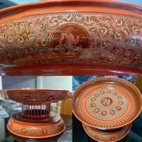 ราคา ขันโตก/ขันโตกพม่า/ เครื่องเขินพม่า ขนาด 20นิ้ว (8706168403)