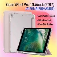 ราคา เคสสําหรับ iPad Pro 10.5 นิ้ว 2017 พร้อมช่องเสียบปากกา Magnetic Protective สําหรับ iPad Pro 10.5" Case With Transparent Back (54602269370)
