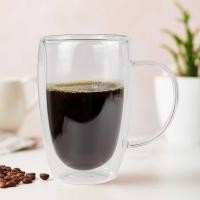 ราคา หนึ่งสองถ้วยแก้วทนความร้อนถ้วยกาแฟแก้วผนังคู่ (55506186957)