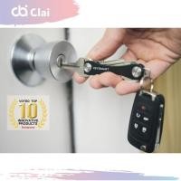 ราคา GANTUNGAN CLAIR KeySmart พวงกุญแจ Minimalist Key Holder Organizer EDC เครื่องมือพวงกุญแจ (53906186998)