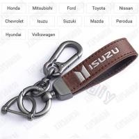 ราคา XSD ISUZU Leather Key Chain Keychain ISUZU TOYOTA NISSAN HONDA MITSUBISHI Keychain Car Key Keyring (28906994092)