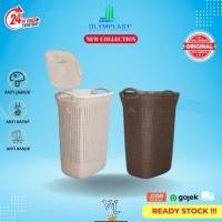 ราคา [READY INSTANT] LAUNDRY BASKET / LAUNDRY BASKET / OLYMPLAST WOVEN PLASTIC CLOTHES WASHING BASKET (26832891059)