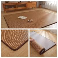 ราคา ฤดูร้อนไม้ไผ่หวายเสื่อ Cool Sleeping ญี่ปุ่นแผ่นเสื่อไม้ไผ่ Tikar Rotan Tikar buluh พรม Tikar Cooling (54857261229)