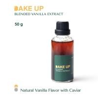 ราคา วนิลาสกัด กลิ่น วนิลา วานิลา แบบเบลนด์ Blended Vanilla Extract 50g | BAKE UP (20495150386)