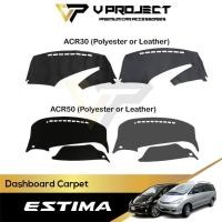 ราคา Toyota Estima Previa Dashboard พรม Anti Slip Instrument Pad Fit สําหรับ ACR30 ACR50 (2000-2025) V โครงการ (42559900000)