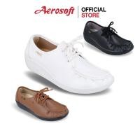 ราคา Aerosoft (แอโร่ซอฟ) รองเท้าคัชชูพยาบาลเพื่อสุขภาพ สีดำ สีขาว สีน้ำตาล รุ่น NW9092 (54450791130)
