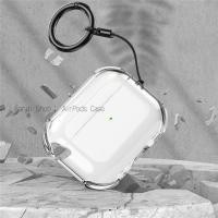 ราคา Simple AirPods 4 กรณีซึมผ่านสูง TPU AirPods สําหรับ AirPods 1/2/3/Pro Pro2 กรณี AirPods 3 นุ่ม Apple ชุดหูฟังบลูทูธไร้สาย Anti drop AirPods 2 Gen AirPods Pro2 (24130572967)