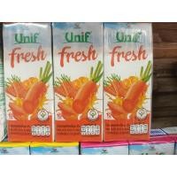 ราคา [ยกแพ็ค3กล่อง]ยูนิฟ เฟรช น้ำแครอท ผสม ผักผลไม้รวม รวม40% ขนาด 180 มล. (24342392757)