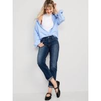 ราคา Old Navy Mid-Rise Wow Boyfriend Straight Jeans กางเกงยีนส์ทรงบอย เอวกลาง ใส่แบบพับขาหรือใส่แบบปล่อยก็ได้จ้า ยืดหยุ่นได้ (48650603390)