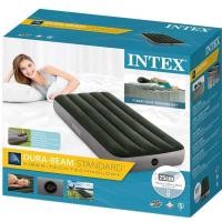ราคา Intex dura beam standard ที่นอนเป่าลม ขนาด 2.5,3.3,4.5 ฟุต (24350426193)