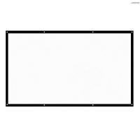 ราคา H120 120 '' หน้าจอโปรเจคเตอร์แบบพกพา Hd 16: 9 สีขาว Dacron 120 นิ้วสําหรับโฮมออฟฟิศ (11773876766)