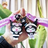 ราคา SANRIO ซิลิโคนการ์ตูนมินิพวงกุญแจ ซานริโอ คุโรมิ พวงกุญแจจี้รถตุ๊กตาน่ารักคู่กระเป๋าพวงกุญแจเครื่องประดับ ใช่แล้ว0409 (43265903421)