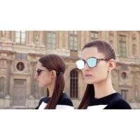 ราคา แว่นตา GAMT Fashion Square Polarized Sunglasses (Black-silver, 57) เลนส์ปรอทสีเงิน ของแท้ (1277594045)