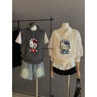 ราคา พร้อมส่ง WG.WE - Kitty vest เสื้อเวสต์ไหมพรม คิตตี้สุดคิ้วท์ ใส่ทับก็ปัง ใส่เดี่ยวก็น่ารัก ผ้าไหมพรมนุ่มมาก (43378467774)
