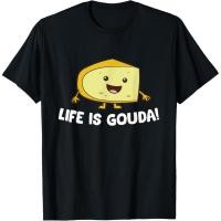 ราคา เสื้อยืด Life Is Gouda Love Cheese Mans (41529109031)