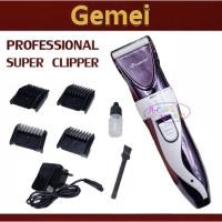 ราคา ปัตตาเลี่ยน ไร้สาย แบตตาเลี่ยน ตัดผม ฟันเซรามิค เสียงเงียบ ปรับฟันได้ Gemei Professional Hair Clipper รุ่น GM-6062 (2328007626)