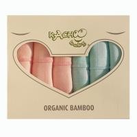 ราคา ผ้าขนหนูนมใยไผ่ออร์แกนิคนุ่มพิเศษและเป็นธรรมชาติ 6 ชิ้น ขนาด 30x30 ซม. คาชูเบบี้ (44263510257)