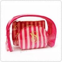 ราคา เซ็ท กระเป๋าเครื่องสำอางค์ Victoria's Secret 3 ใบ ของแท้ (7157810017)