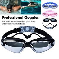 ราคา แว่นตาว่ายน้ำ แถมที่อุดหู แว่นตาว่ายน้ําผู้ใหญ่ แว่นดําน้ํา HD ป้องกันหมอกเลนส์ แว่นวายน้ำ (21633867352)