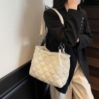 ราคา All-Match Diamond Ladies Cotton-Padded Clothes Bag Fashion Bubble Tote Bag Fashion Commuter Shoulder Bag (41305249318)