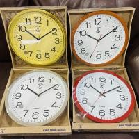 ราคา นาฬิกาแขวนผนัง ตราสมอดำ แท้ 100% ⚓ KINGTIME หน้าปัด 12นิ้ว รุ่น 009 เดินเรียบ Auto เสียงเงียบ (25447910911)