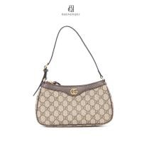 ราคา [ของแท้] GUCCI OPHIDIA SHOULDER BAG BROWN GG MONOGRAM CANVAS GHWมีใบรับประกัน ตรวจสอบได้ทุกใบ ✅ (43809000726)
