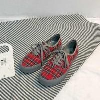 ราคา รองเท้าผ้าใบลายสก็อตแดง (3717309050)